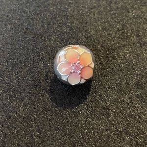 Authentic Pandora magnolia charm
